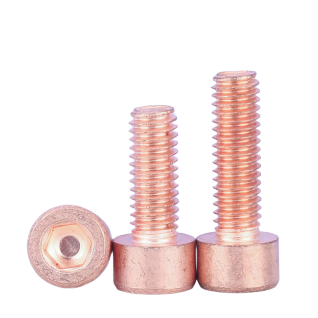 Copper Socket head machine screws