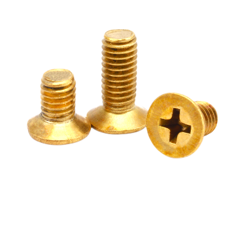 Brass Phillips Flat head Screws