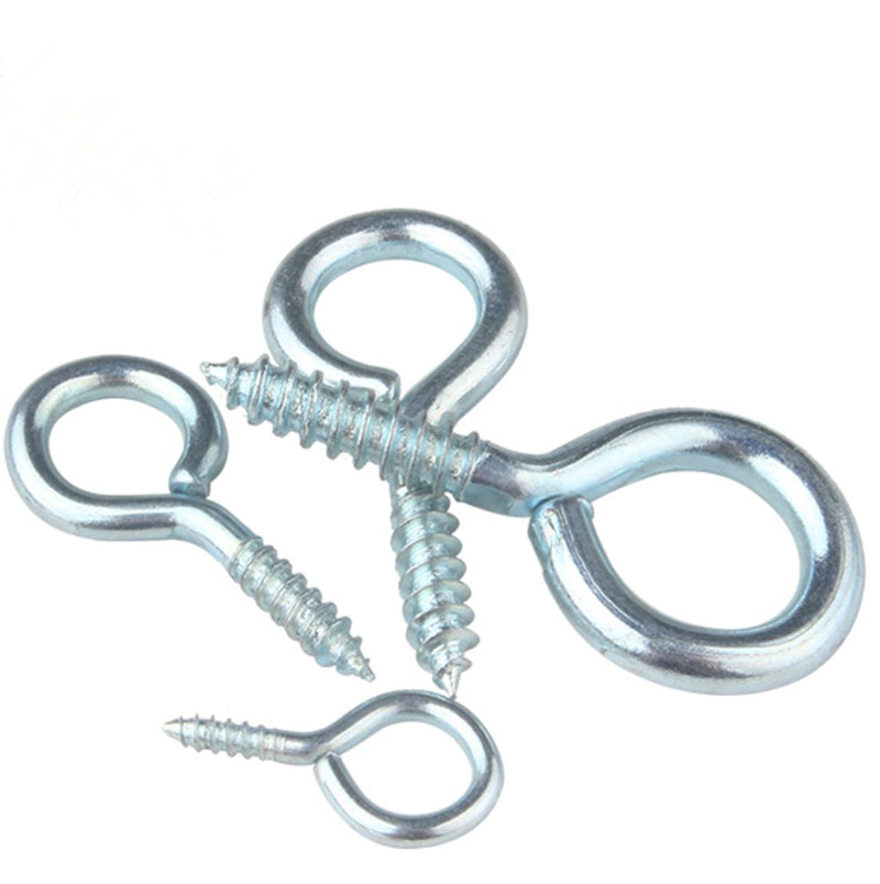 Eye hook self-tapping screws