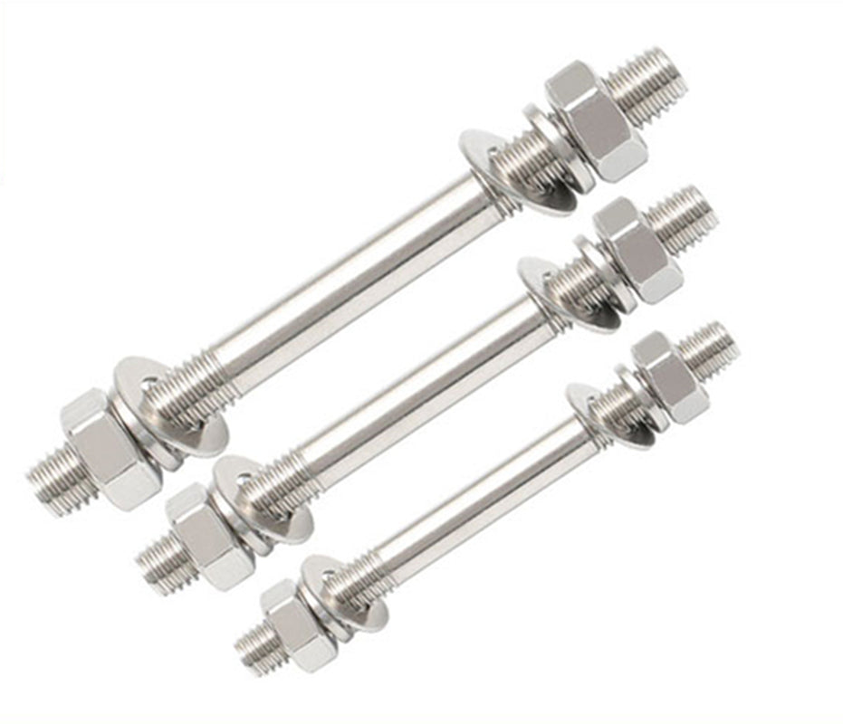 Studs with nut and washer