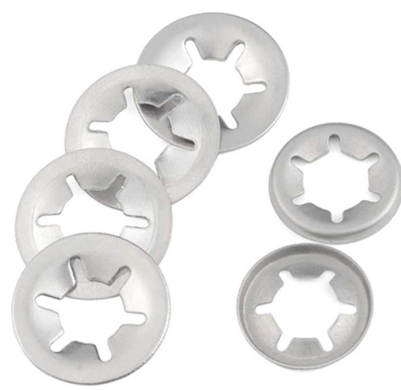 Lock retainning washers